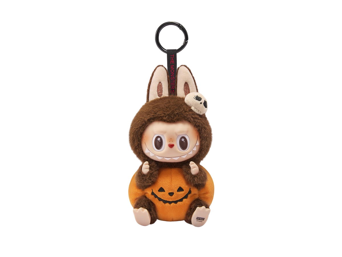 Pop Mart Pop Mart Labubu Happy Halloween Party Series-Sitting Pumpkin Vinyl Plush Pendant