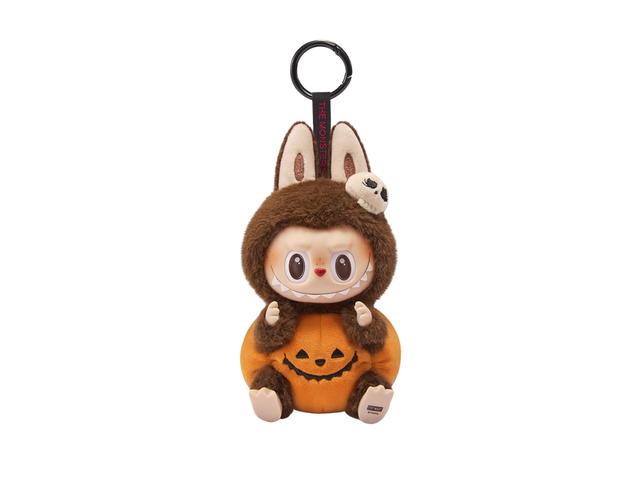 Pop Mart Pop Mart Labubu Happy Halloween Party Series-Sitting Pumpkin Vinyl Plush Pendant - view 1