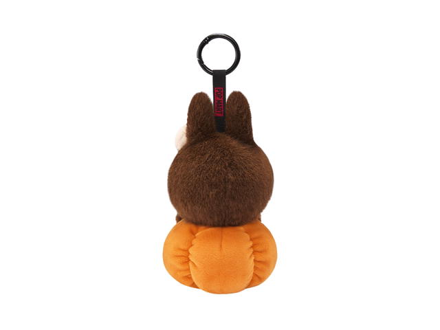 Pop Mart Pop Mart Labubu Happy Halloween Party Series-Sitting Pumpkin Vinyl Plush Pendant - view 3