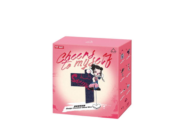 Pop Mart (เช็คการ์ด) Pop Mart Haze Grey (Skullpanda Cheers To Myself Series-Badge Pendant Blind Box) - view 2