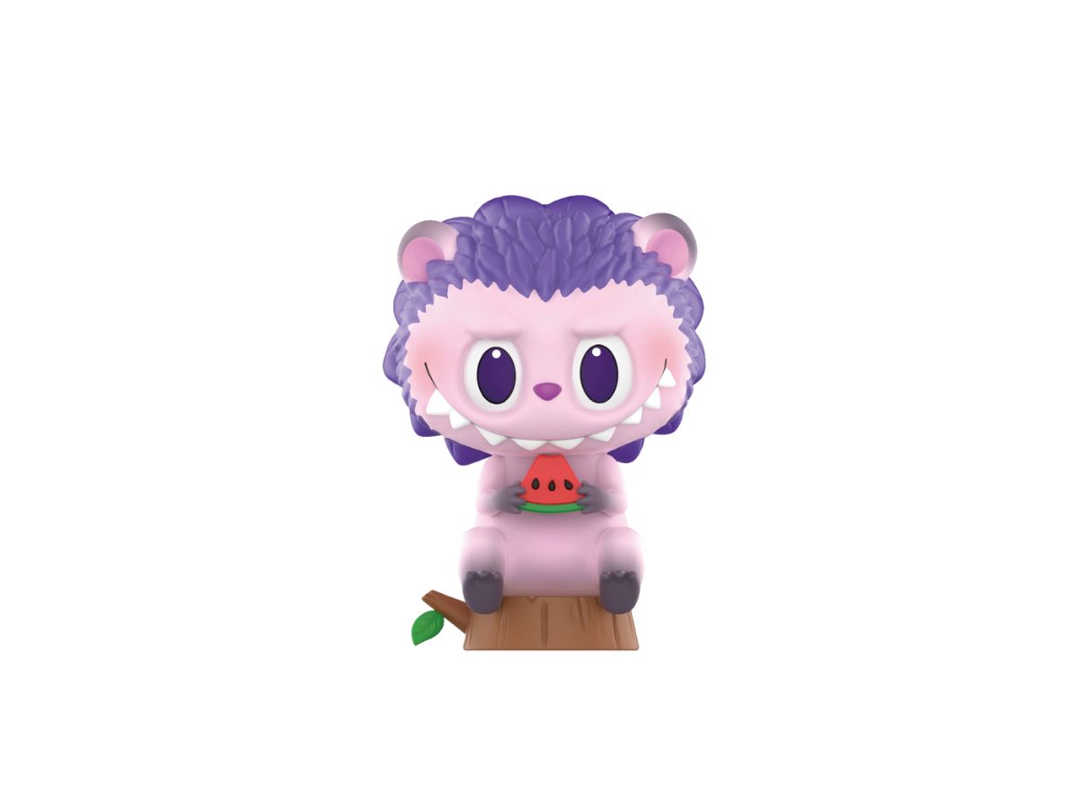 Pop Mart (เช็คการ์ด) Pop Mart Labubu Hedgehog (THE MONSTERS Animals Series)