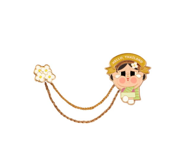 Pop Mart (เช็คการ์ด) Pop Mart HELLO,THAILAND (Crybaby Hello Thailand Series-Badge Blind Box) - view 1