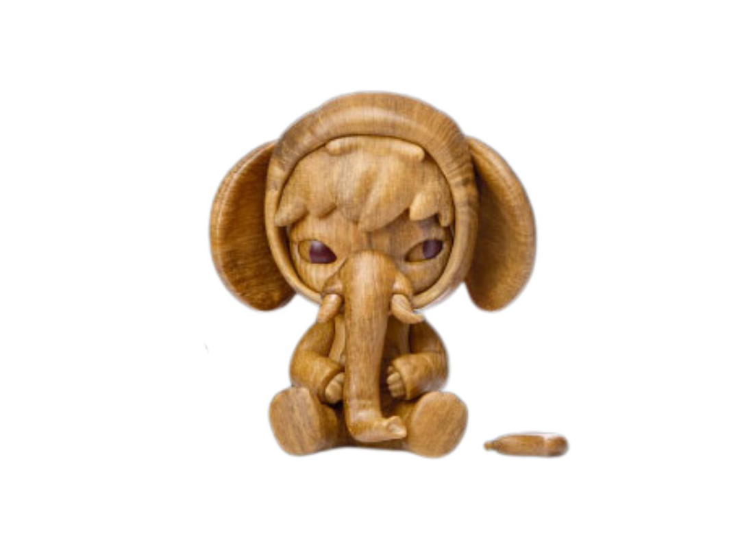 Pop Mart Pop Mart Hirono Elephant In The Room Figure (Wood Color)