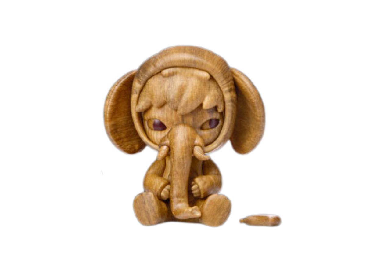 Pop Mart Pop Mart Hirono Elephant In The Room Figure (Wood Color)