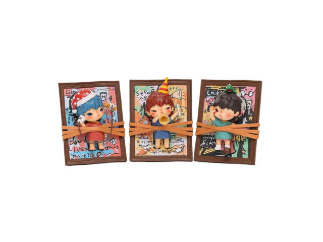 Pop Mart Pop Mart Hirono Listening, Saying, Seeing Figure Whole Set - view 1