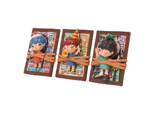 Pop Mart Pop Mart Hirono Listening, Saying, Seeing Figure Whole Set - view 2