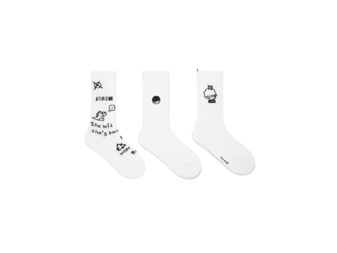 Pop Mart Pop Mart Hirono Stockings Set White (Limited Edition Socks)