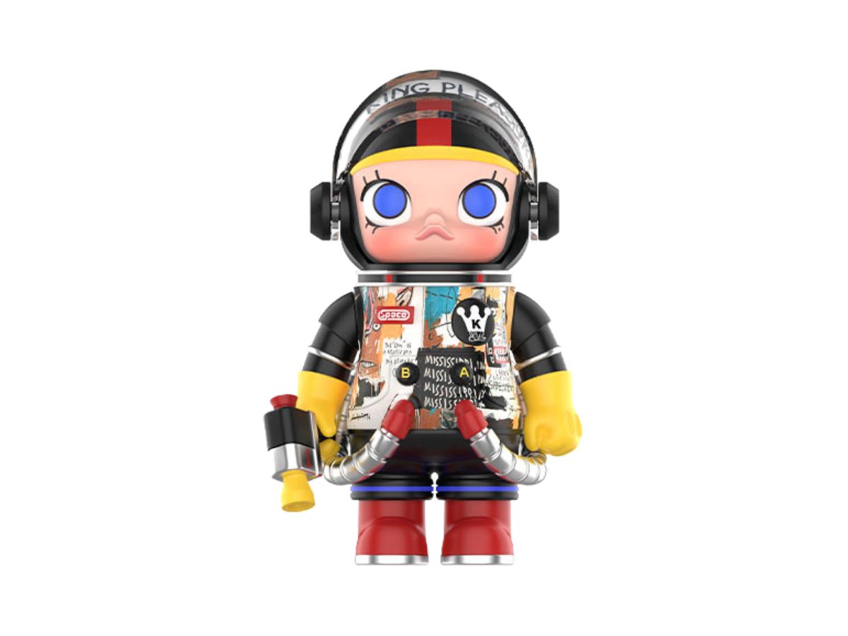 Pop Mart (เช็คการ์ด) Pop Mart Jean-Michel Basquiat (Mega Space Molly Series 2-B) 100%