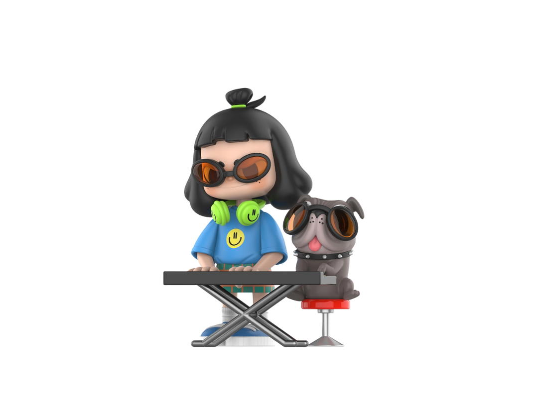 Pop Mart (เช็คการ์ด) Pop Mart KEYBOARD PLAYER (Vita Super Brand Series)