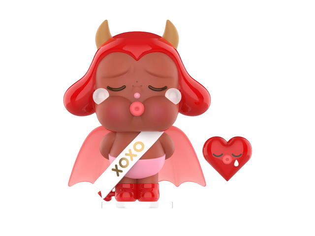 Pop Mart (เช็คการ์ด) Pop Mart Kiss Kiss-Devil Vers. (Crybaby Crying For Love Series Figures) - view 1