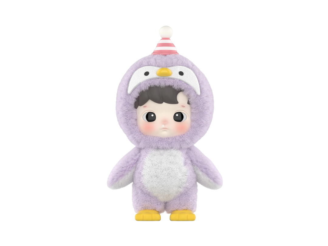 Pop Mart (เช็คการ์ด) Pop Mart Kiss Penguin (HACIPUPU Snuggle With You Series Figures) Secret Edition
