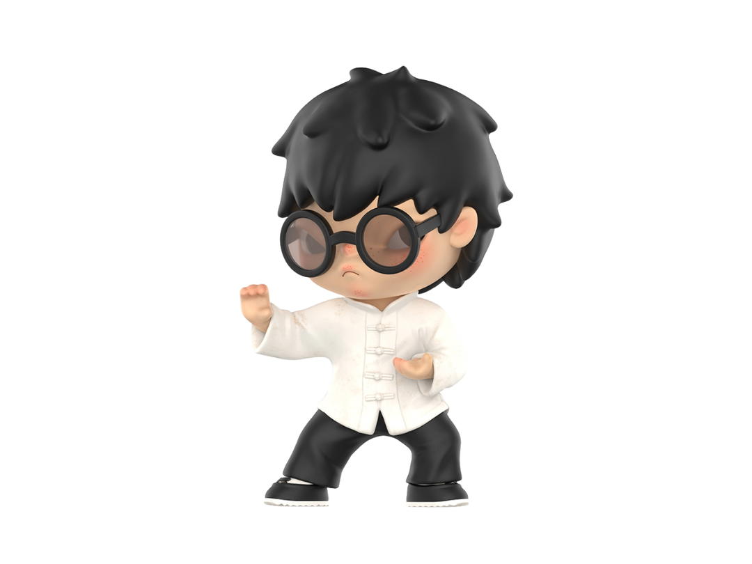 Pop Mart (เช็คการ์ด) Pop Mart Kung Fu (Hirono × CLOT Series Figures)