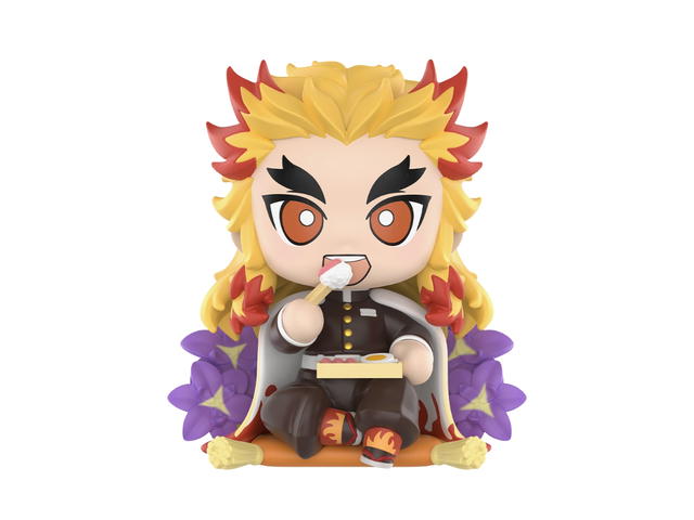 Pop Mart (เช็คการ์ด) Pop Mart Kyojuro Rengoku (Demon Slayer: Kimetsu no Yaiba Birth Flower Series Figures) Secret Edition - view 1