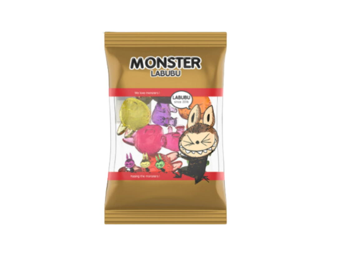 Pop Mart (เช็คการ์ด) Pop Mart Labubu Gummy Candy (The Monsters Candy Series blind box)