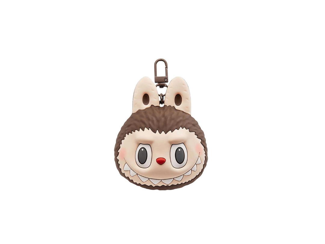 Pop Mart Pop Mart Labubu Originals-Brown Silicone Earphone Bag