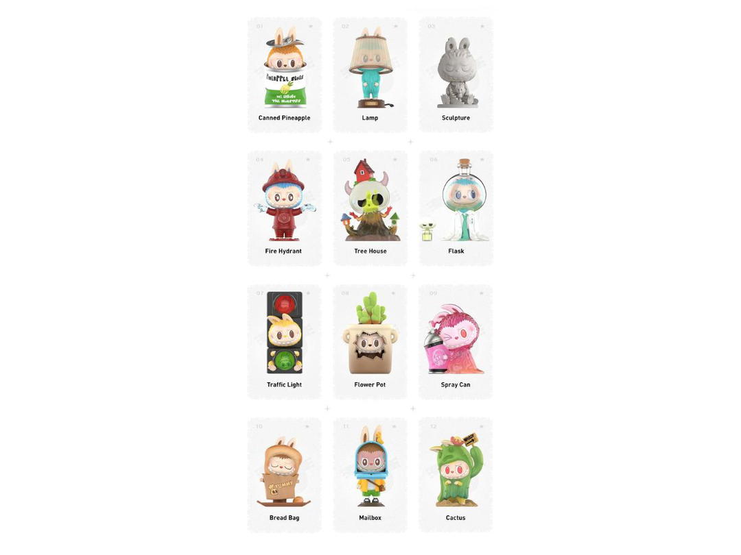 Pop Mart Pop Mart Labubu THE MONSTERS Almost Hidden Series Figures Whole Set