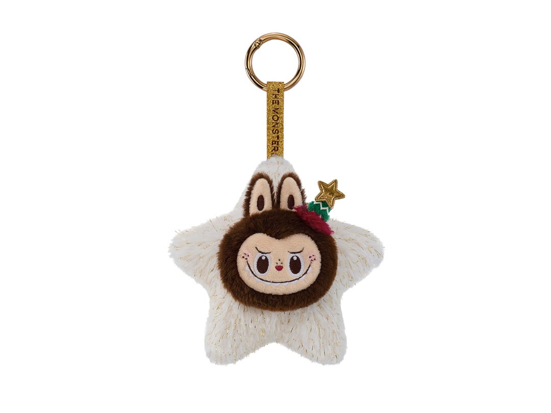 Pop Mart (เช็คการ์ด) Pop Mart Labubu (The Monsters Classic Series-Sparkly Plush Pendant) Secret