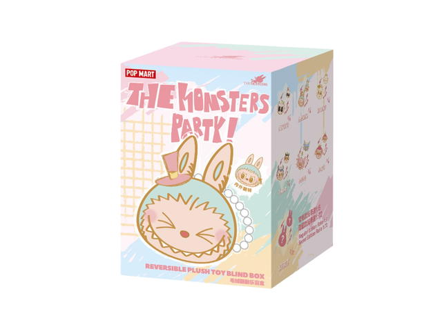 Pop Mart (เช็คการ์ด) Pop Mart Labubu The Monsters Party Series-Reversible Plush (Secret Edition) - view 2