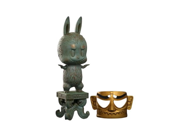 Pop Mart Pop Mart Labubu X Sanxingdui Museum Gold Mask - view 1