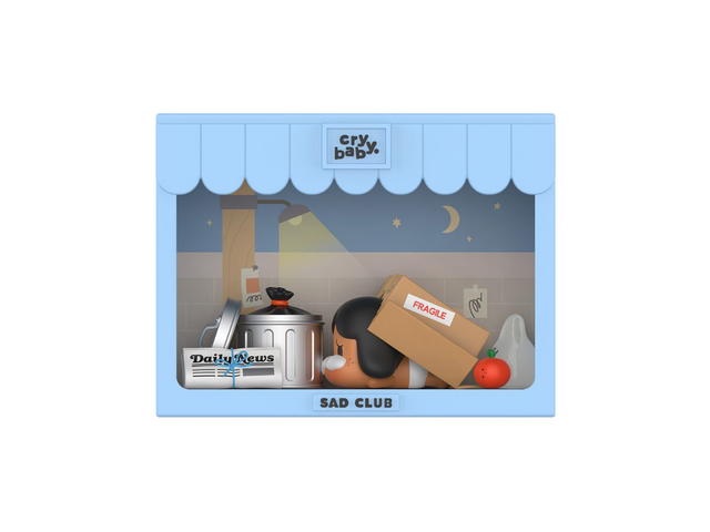 Pop Mart (เช็คการ์ด) Pop Mart Left Behind (CRYBABY Sad Club Series Scene Sets) - view 1