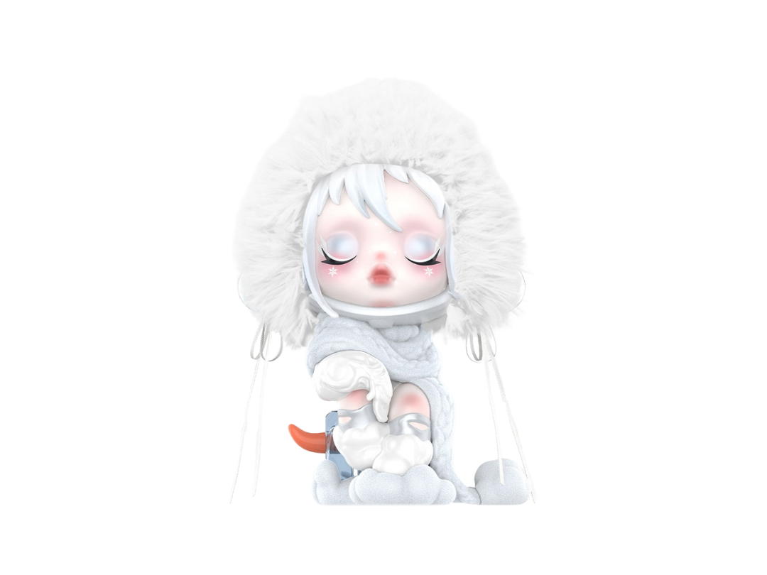Pop Mart (เช็คการ์ด) Pop Mart Let it Snow (Skullpanda Tell Me What You Want Series Figures)