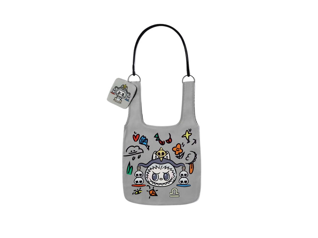 Pop Mart (เช็คการ์ด) Pop Mart Libra (Labubu THE MONSTERS Constellation Series-Blind Box Messenger Bag)