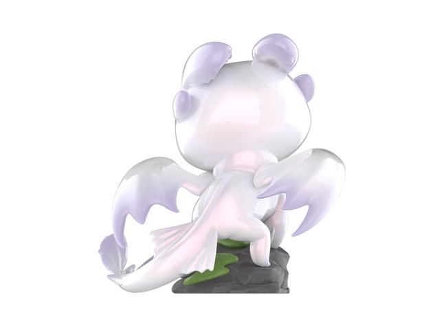 Pop Mart (เช็คการ์ด) Pop Mart Light Fury Figurine (How to Train Your Dragon Figurine) Secret Edition - view 5