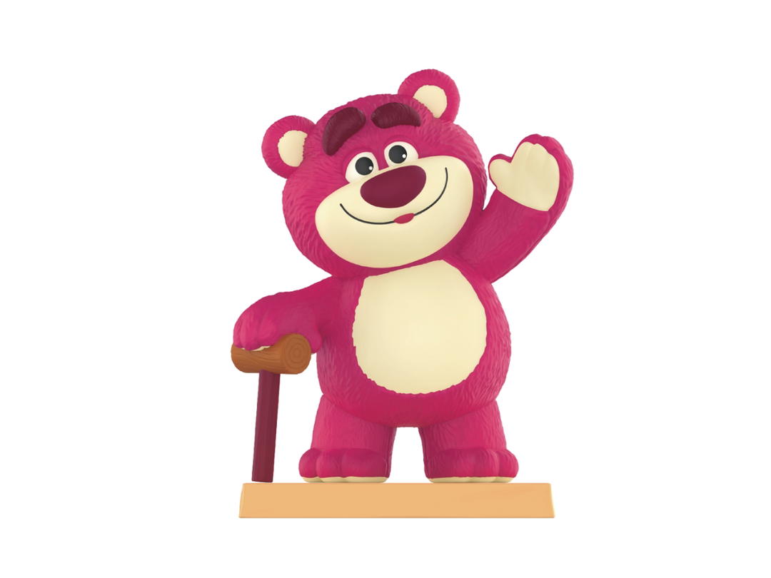 Pop Mart (เช็คการ์ด) Pop Mart Lotso With Cane Disney/Pixar Toy Story Sunnyside Adventures Series Blind Box