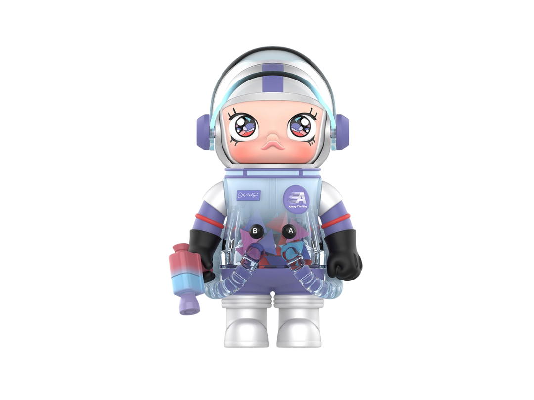 Pop Mart (เช็คการ์ด) Pop Mart Louis De Guzman (Mega Space Molly 100% Series 3) Secret Edition 02