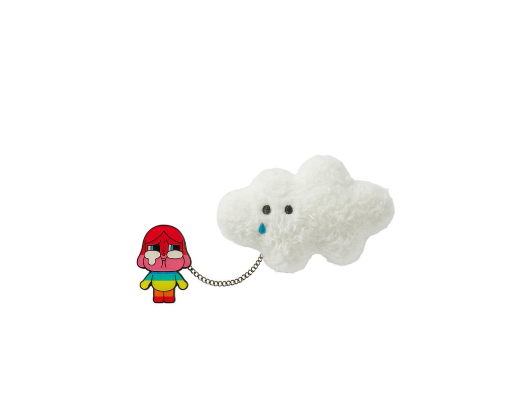 Pop Mart (เช็คการ์ด) Pop Mart Love Is Love (Crybaby Crying Again Series-Plush Badge)