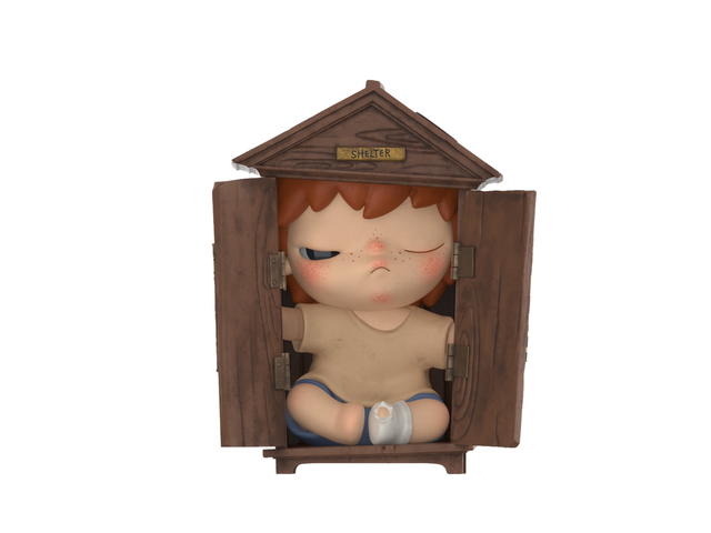 Pop Mart (เช็คการ์ด) Pop Mart Mantel Clock (Hirono Shelter Series Figures) - view 1