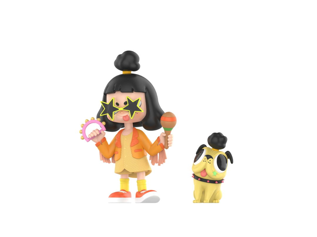 Pop Mart (เช็คการ์ด) Pop Mart MARACAS PLAYER (Vita Super Brand Series)