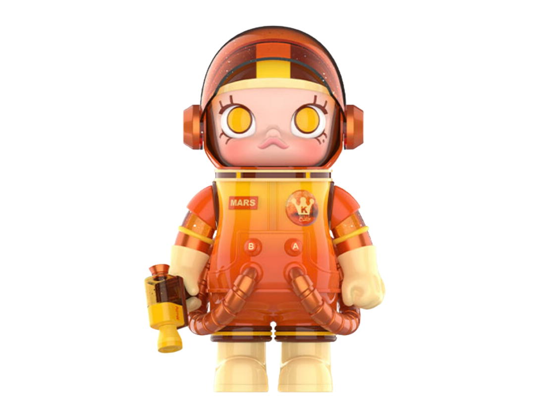 Pop Mart (เช็คการ์ด) Pop Mart Mars (Mega Space Molly Planet Series Fiqures 400%)