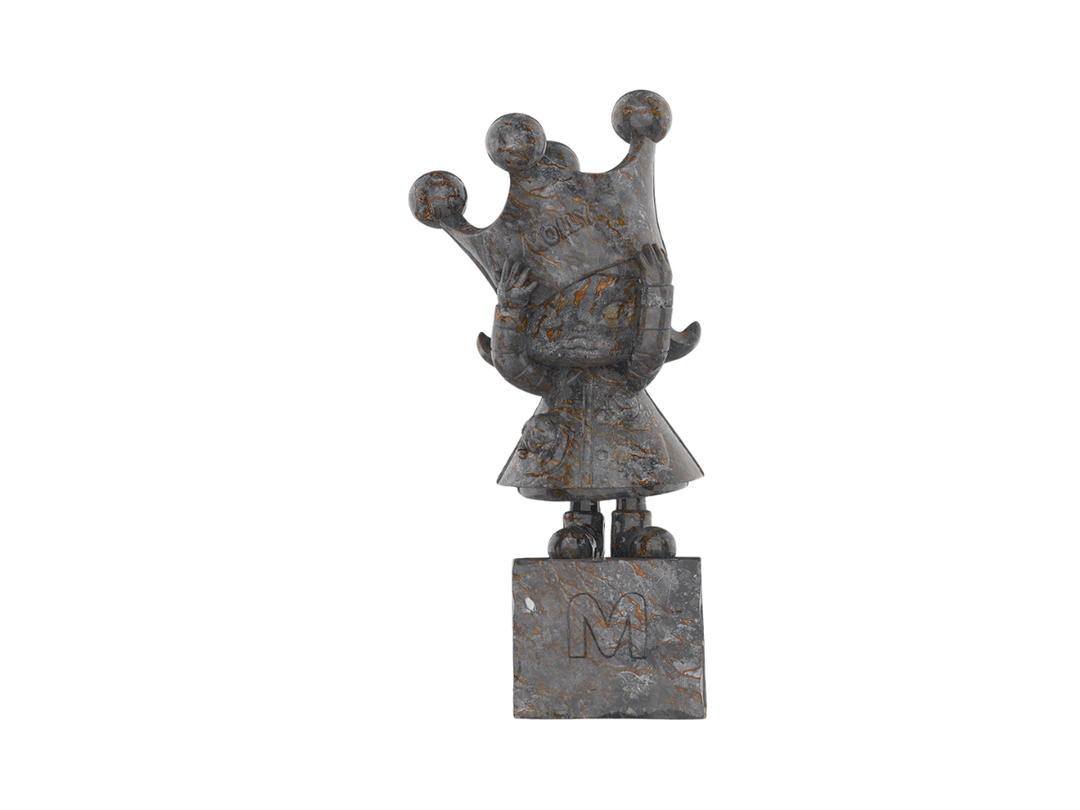 Pop Mart (เช็คการ์ด) Pop Mart MC Black Stone Molly Anniversary Statues Classical Retro 2 Series Figures (Special Edition)