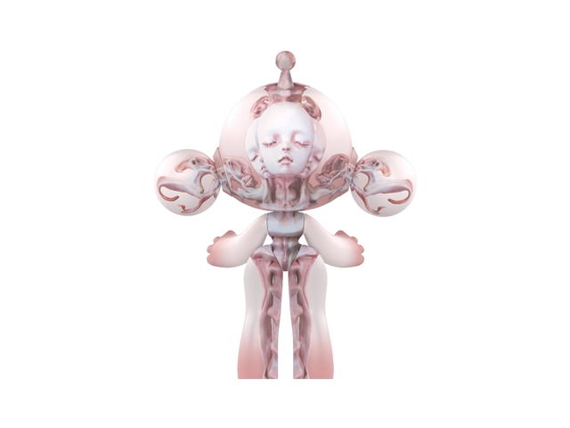 Pop Mart Pop Mart MEGA α SKULLPANDA 1000% Entangled - view 3