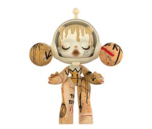 Buy (เช็คการ์ด) Pop Mart Mega Skullpanda Jean-Michel Basquiat (001) 400% at Sasom – Authentic and Ready to Ship