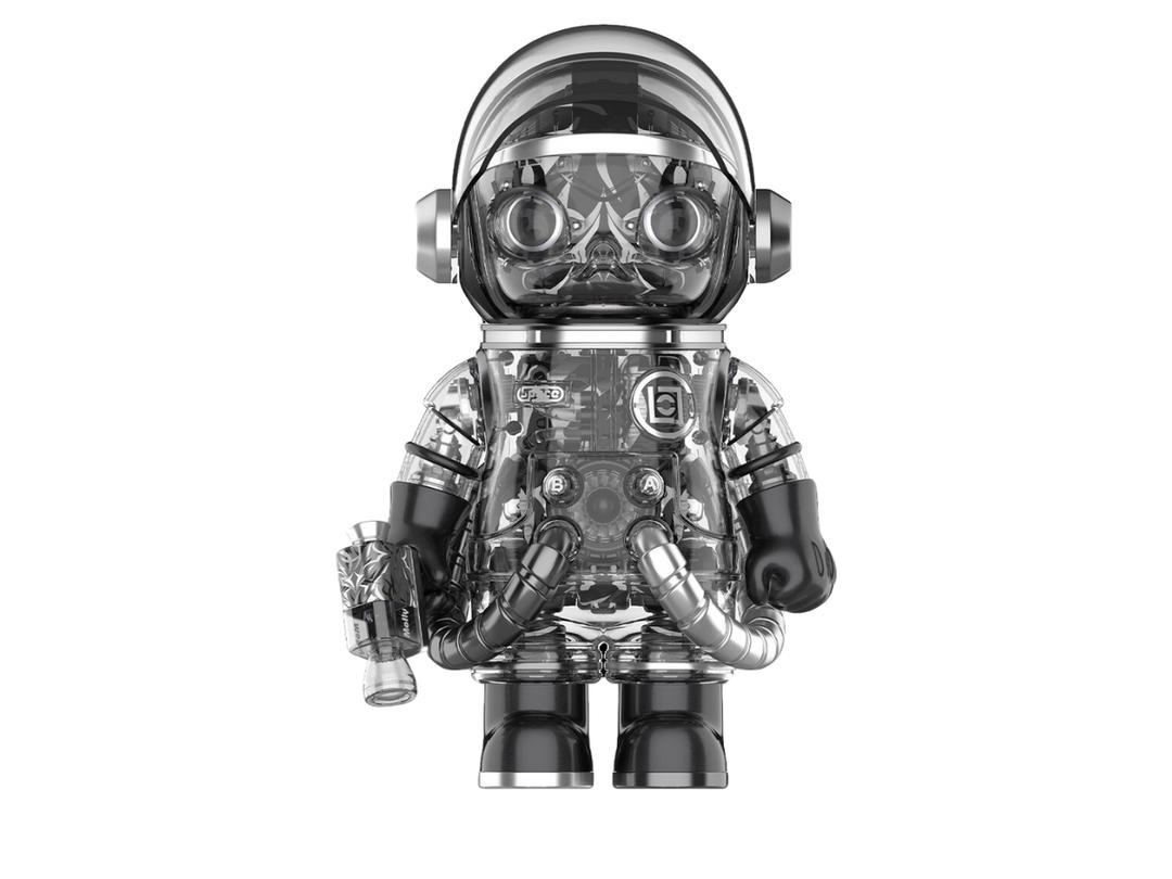 Pop Mart Pop Mart MEGA SPACE MOLLY 400% CLOT Black Alienegra