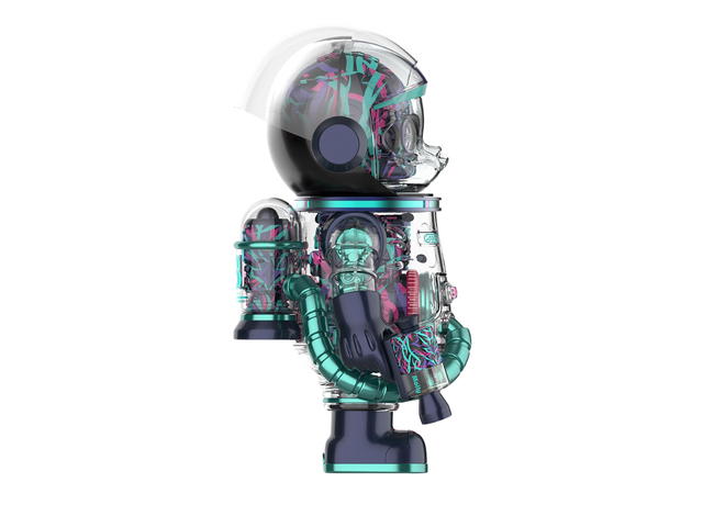 Pop Mart Pop Mart MEGA SPACE MOLLY 400% CLOT Magenta Alienegra - view 5