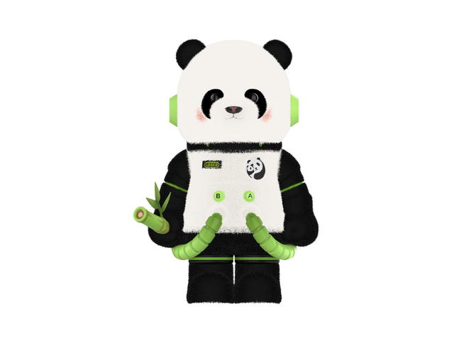 Pop Mart Pop Mart Mega Space Molly 400% Panda - view 2