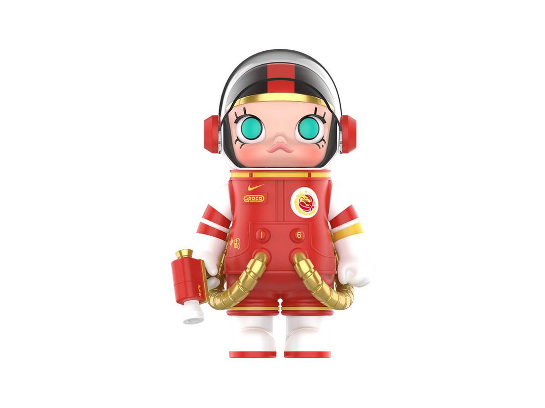 Pop Mart Pop Mart Mega Space Molly China Women's National Basketball Team 100% Red