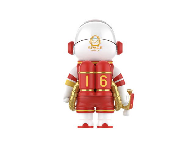 Pop Mart Pop Mart Mega Space Molly China Women's National Basketball Team 100% Red - view 4