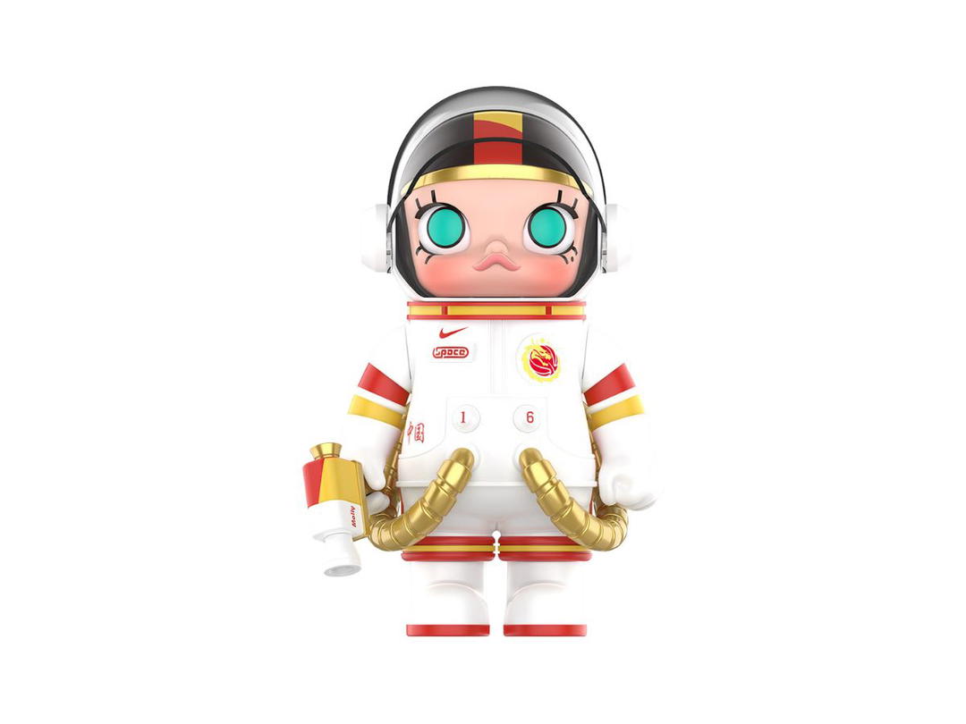 Pop Mart Pop Mart Mega Space Molly China Women's National Basketball Team 100% White