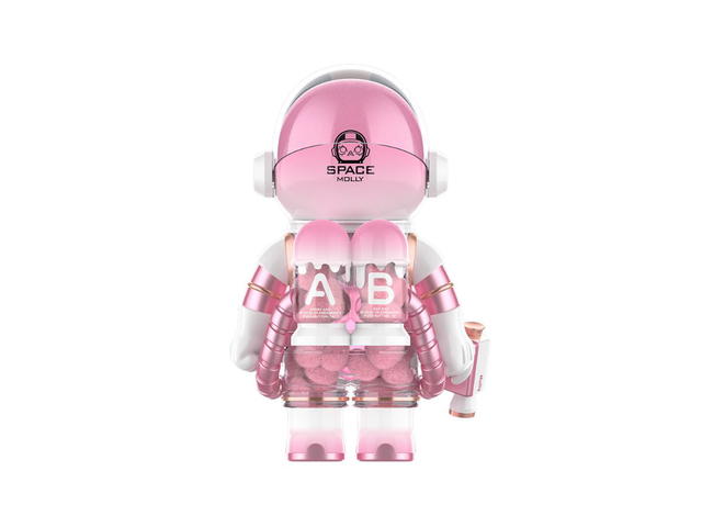 Pop Mart (เช็คการ์ด) Pop Mart MEGA SPACE MOLLY Heartfelt Words (Regular Edition) 400% - view 4