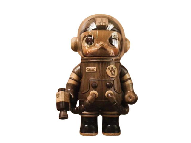 Pop Mart Pop Mart Mega Space Molly Hidden Gold Without Trace Wood 400% (Limited Edition Of 99 Pieces) - view 1