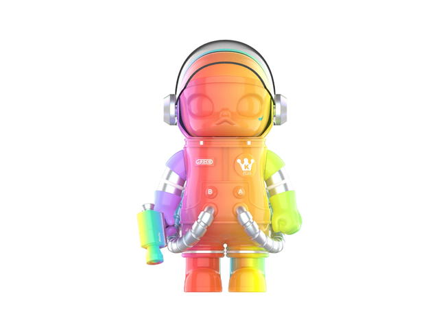Pop Mart (เช็คการ์ด) Pop Mart Mega Space Molly Rainbow 400% (Secret Edition) - view 1
