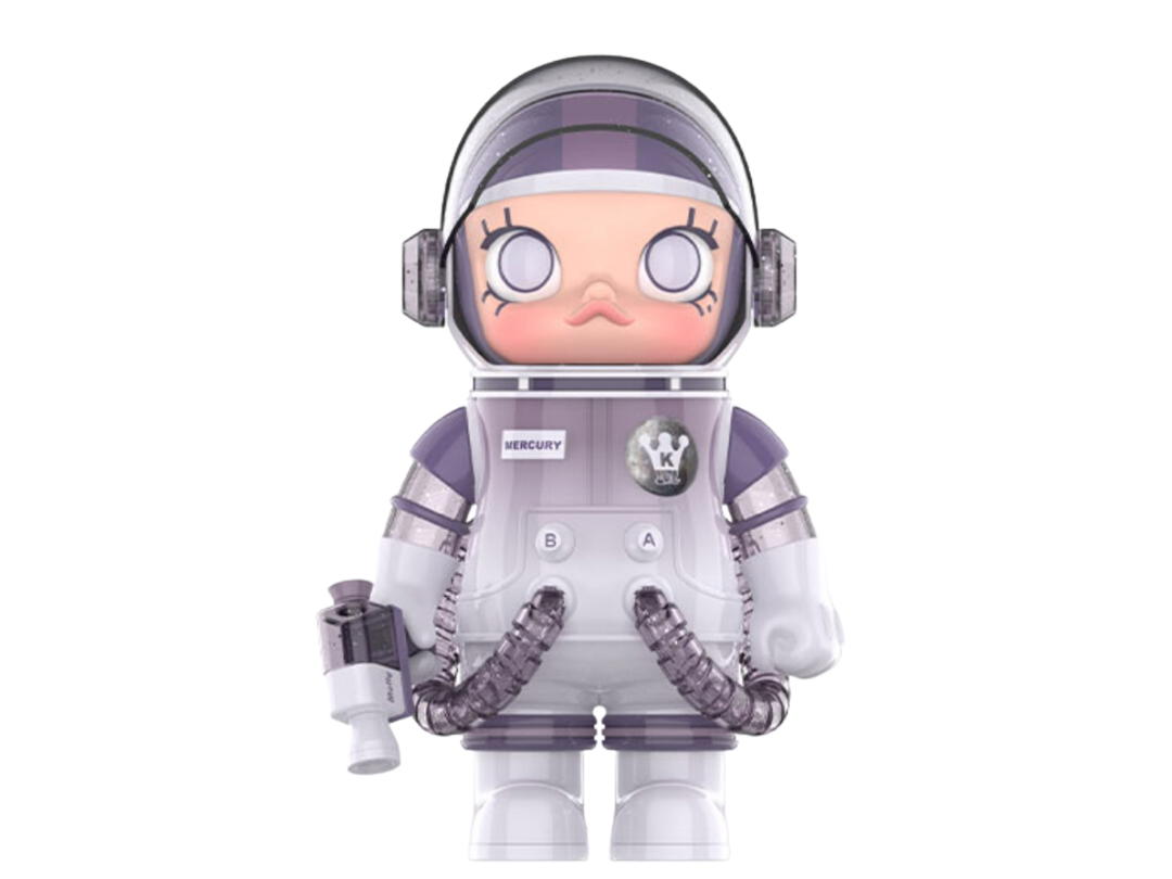 Pop Mart (เช็คการ์ด) Pop Mart Mercury (Mega Space Molly Planet Series Fiqures 400%)