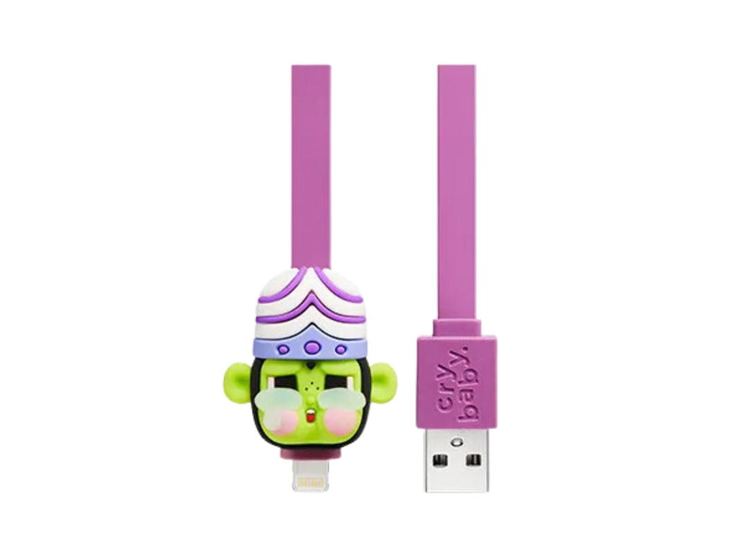 Pop Mart (เช็คการ์ด) Pop Mart Mojo Jojo CRYBABY × Powerpuff Girls Series-Cable Blind Box