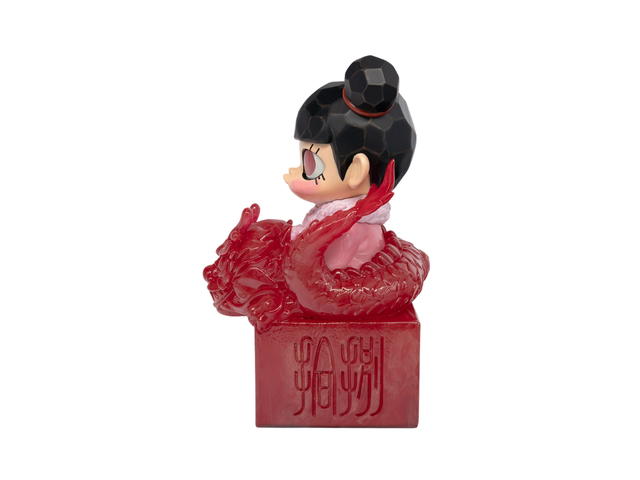 Pop Mart Pop Mart Molly 18th Anniversary Statue Riding Dragon Square Seal Red - view 2