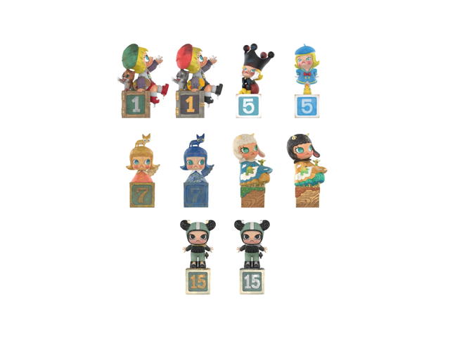 Pop Mart Pop Mart Molly Anniversary Statues Classical Retro 2 Series Figures Blind Box Whole Set - view 1