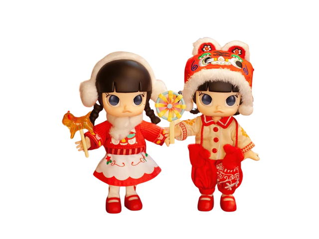 Pop Mart Pop Mart Molly Baby Tiger BJD Set Doll Collectible Figure - view 1